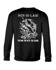 T-SHIRT - SON-IN-LAW - FISHING - THE MAN THE MYTH Crewneck Sweatshirt thumbnail