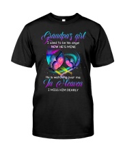 Angel Grandpa - He Is Watching Over Me In Heaven Classic T-Shirt front