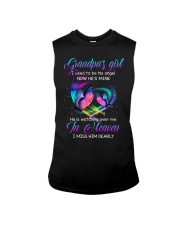Angel Grandpa - He Is Watching Over Me In Heaven Sleeveless Tee tile