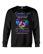 Angel Grandpa - He Is Watching Over Me In Heaven Crewneck Sweatshirt tile