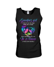 Angel Grandpa - He Is Watching Over Me In Heaven Unisex Tank tile