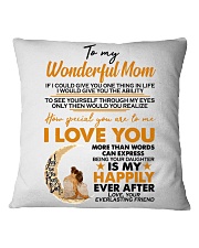 TO MY MOM Square Pillowcase thumbnail