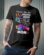 Mom And Daughter - Someone Has Me Wrapped Around Classic T-Shirt lifestyle-mens-crewneck-front-6
