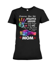 Mom And Daughter - Someone Has Me Wrapped Around Premium Fit Ladies Tee tile