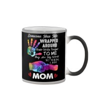 Mom And Daughter - Someone Has Me Wrapped Around Color Changing Mug tile