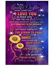 To My Daughter - Keep Your face To The Sunshine Vertical Poster tile