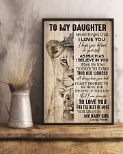 TO DAUGHTER - LIONESS - BABY GIRL 16x24 Poster lifestyle-poster-3