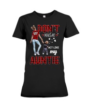 Auntie and Nephew - T-Shirt Premium Fit Ladies Tee tile