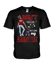 Auntie and Nephew - T-Shirt V-Neck T-Shirt tile