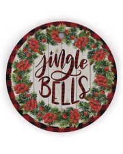 Christmas - Holy Joly - Circle Ornament Circle Ornament (Wood tile