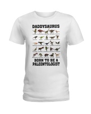 T-SHIRT - TO DAD - FORCED TO GO TO WORK Ladies T-Shirt tile