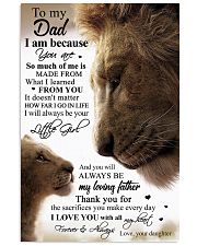 DAUGHTER TO DAD 16x24 Poster front