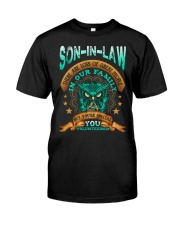Son-in-law - Owl - You Volunteered - T-Shirt Classic T-Shirt front