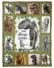 FLEECE BLANKET - DINO - I AM ALWAYS WITH YOU Small Fleece Blanket - 30" x 40" front