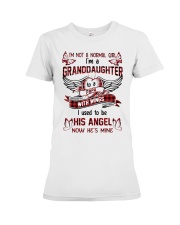 Papa - I Used To Be His Angel now he's mine Premium Fit Ladies Tee tile