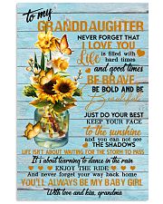 Grandma to Granddaughter - You'll Always Be My 16x24 Poster front