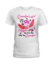 Grandpa's Girl- I Used To Be His Angel Now he's Mine Ladies T-Shirt tile