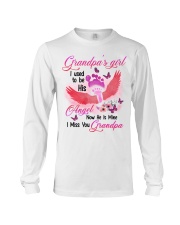 Grandpa's Girl- I Used To Be His Angel Now he's Mine Long Sleeve Tee tile