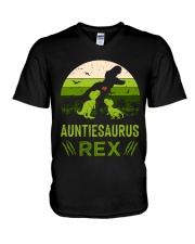 AUNTIE - SAURUS - REX V-Neck T-Shirt thumbnail