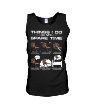 T rex - Dinosaurs - Things I Do In My Spare Time Unisex Tank tile