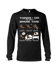 T rex - Dinosaurs - Things I Do In My Spare Time Long Sleeve Tee tile