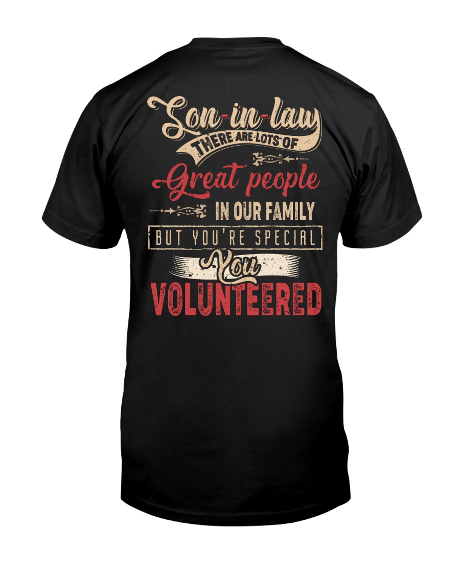 T-SHIRT - SON-IN-LAW - VINTAGE - YOU VOLUNTEERED Classic T-Shirt