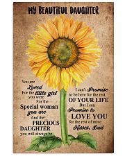 TO MY DAUGHTER - SUNFLOWER - BEAUTIFUL GIRL 16x24 Poster front