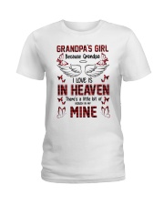 Angel - Grandpa - There's A Little Bit Of Heaven Ladies T-Shirt tile