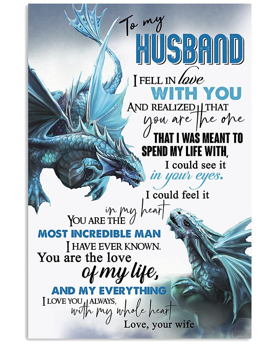 TO MY HUSBAND 16x24 Poster