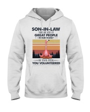 SON-IN-LAW - FLAMINGO - VINTAGE - YOU VOLUNTEERED Hooded Sweatshirt tile