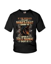 GRANDMA TO GRANDSON - DRAGON - SPOILED Youth T-Shirt front