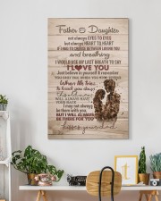 To My Daughter - Father And Daughter Not Always 20x30 Gallery Wrapped Canvas Prints aos-canvas-pgw-20x30-lifestyle-front-03