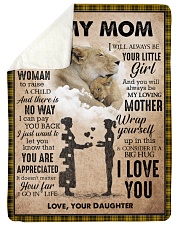 To My Mom - Lion - Fleece Blanket Sherpa Fleece Blanket tile