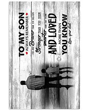 Dad To Son - Canvas 11x17 Poster thumbnail