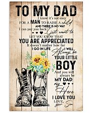 TO MY DAD - SUNFLOWER - YOU ARE APPRECIATED 16x24 Poster front
