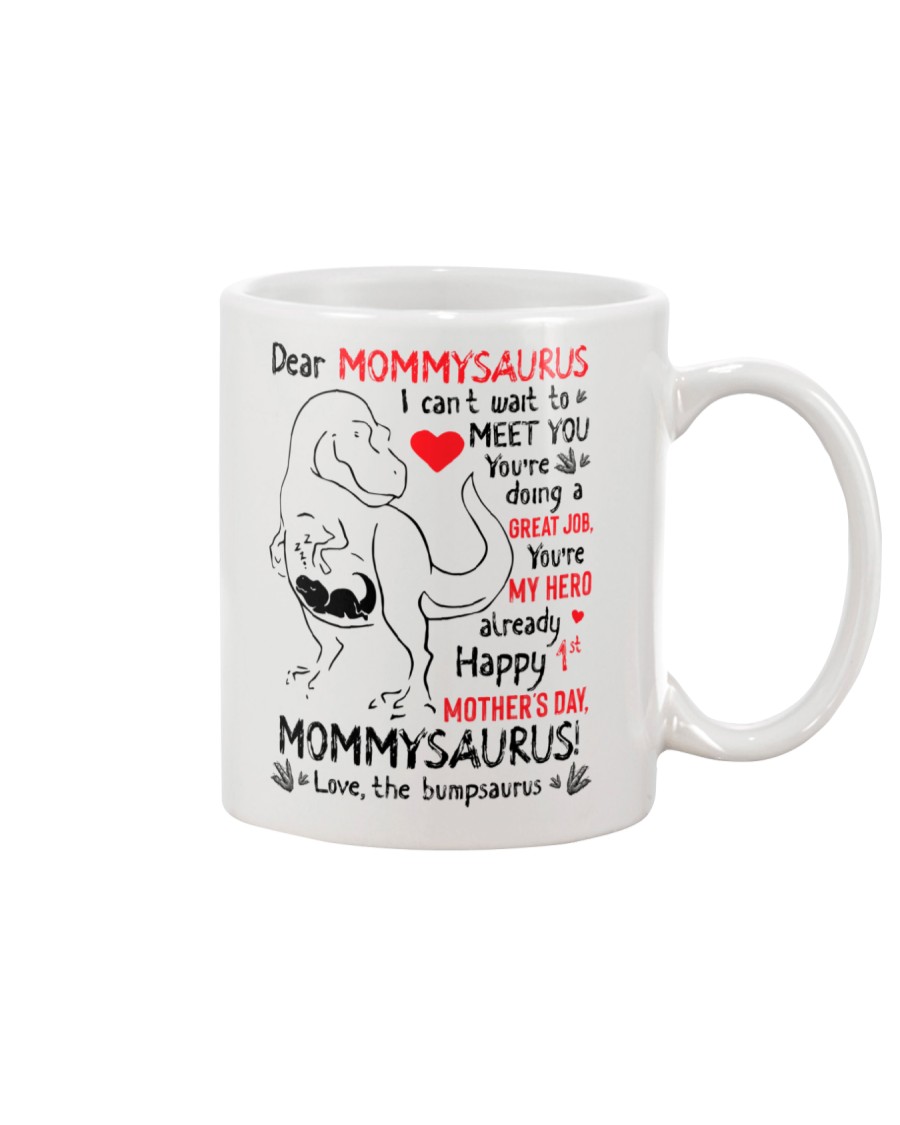 MUG - TO MOMMY - T REX - I CAN'T WAIT Mug