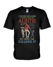 Aunt I Never Dreamed I Would Be A Super Cool V-Neck T-Shirt tile