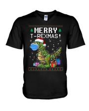T rex Tree - Ew people - Sweater V-Neck T-Shirt thumbnail