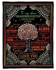 Grandma to Granddaughter - I Love You Small Fleece Blanket - 30" x 40" front