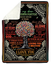 Grandma to Granddaughter - I Love You Sherpa Fleece Blanket tile