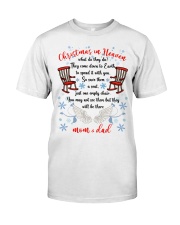 Christmas in heaven - Mom and Dad Classic T-Shirt front