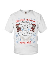 Christmas in heaven - Mom and Dad Youth T-Shirt tile