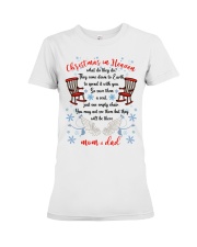 Christmas in heaven - Mom and Dad Premium Fit Ladies Tee tile