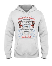 Christmas in heaven - Mom and Dad Hooded Sweatshirt tile