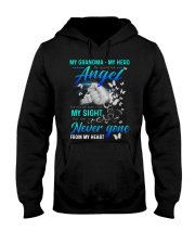 Angel Grandma - My Grandma My Hero Hooded Sweatshirt tile