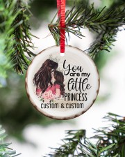Daughter - You Are My Little Princess Personalized Circle ornament - single (porcelain) aos-circle-ornament-single-porcelain-lifestyles-07