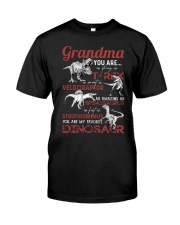 T-SHIRT - TO GRANDMA - MY FAVORITE DINOSAUR Classic T-Shirt front
