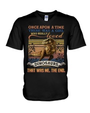 Once Upon A Time There Was I Girl - T-shirt V-Neck T-Shirt tile