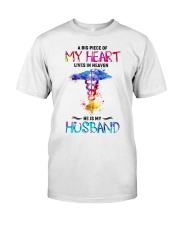 ANGEL HUSBAND - NURSE - A BIG PIECE OF MY HEART Classic T-Shirt front