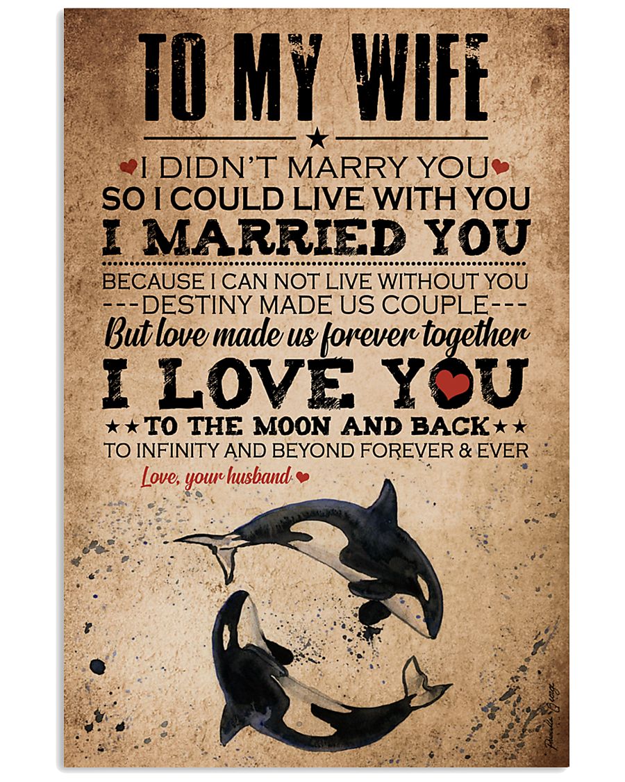 TO MY WIFE 16x24 Poster